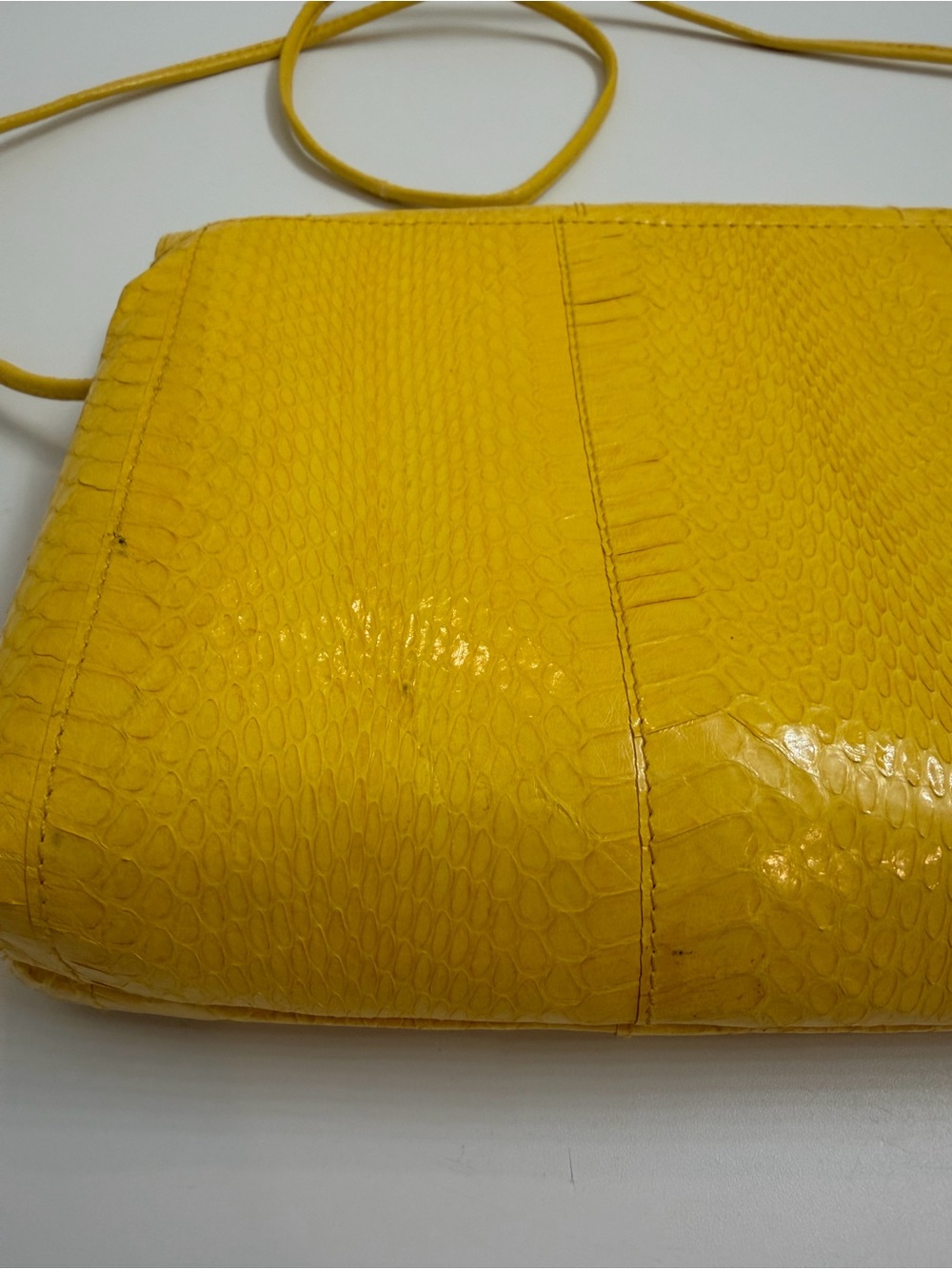 Vintage Genuine Snakeskin Crossbody Bag - Picture 7 of 16
